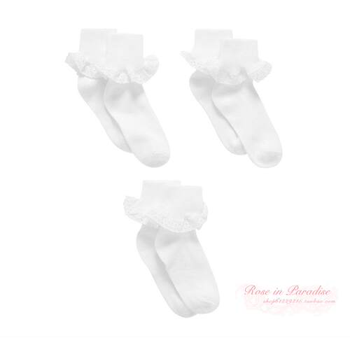 mothercare现货正品蕾丝3双袜子