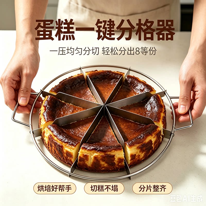 薄饼水果食物一键分割器