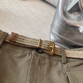 PAPR气质现货 轻松出街 休闲百搭 编织腰带 可自由调节编织腰带