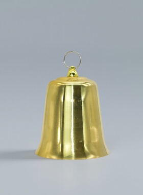 仿古帝钟铜质摆件打击乐器挂钟吊钟法器3寸4寸5寸金色帝钟黑地钟