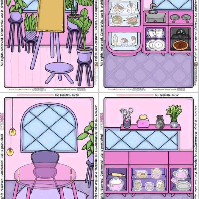 CHILDRENS HANDMADE TOYS 3 TO 6 YEARS OLD HANDMADE DIY MAKING MATERIAL PACKAGE QUIET BOOK SOPHIAS DOLL HOUSE