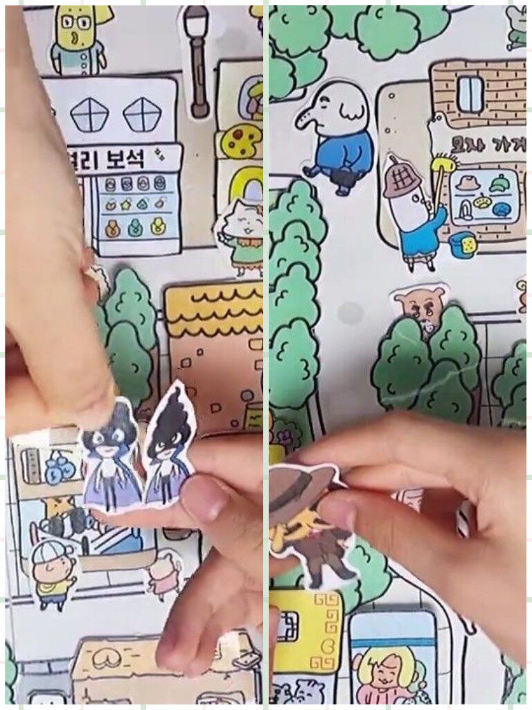 BUTT DETECTIVE TOYS HOMEMADE BOARD GAMES OBSERVATION POWER ROLE PLAYING HANDMADE DIY SCENE PUZZLE GAME QUIET BOOK