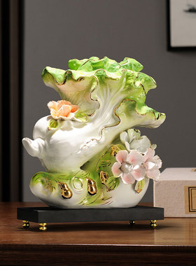 百财白菜装饰摆件开业乔迁礼物