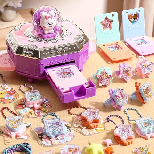 魔法流沙咕卡机玩具手工DIY