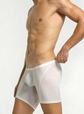 青叔10202男2条装男士低腰打底运动透气高弹短裤男短裤夏季冰凉裤