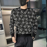 黑首WY127-P58控78抖音直播店主风秋冬男士趣味百搭卫衣社会小伙，男装卫衣，星座309B(原A339-1)
