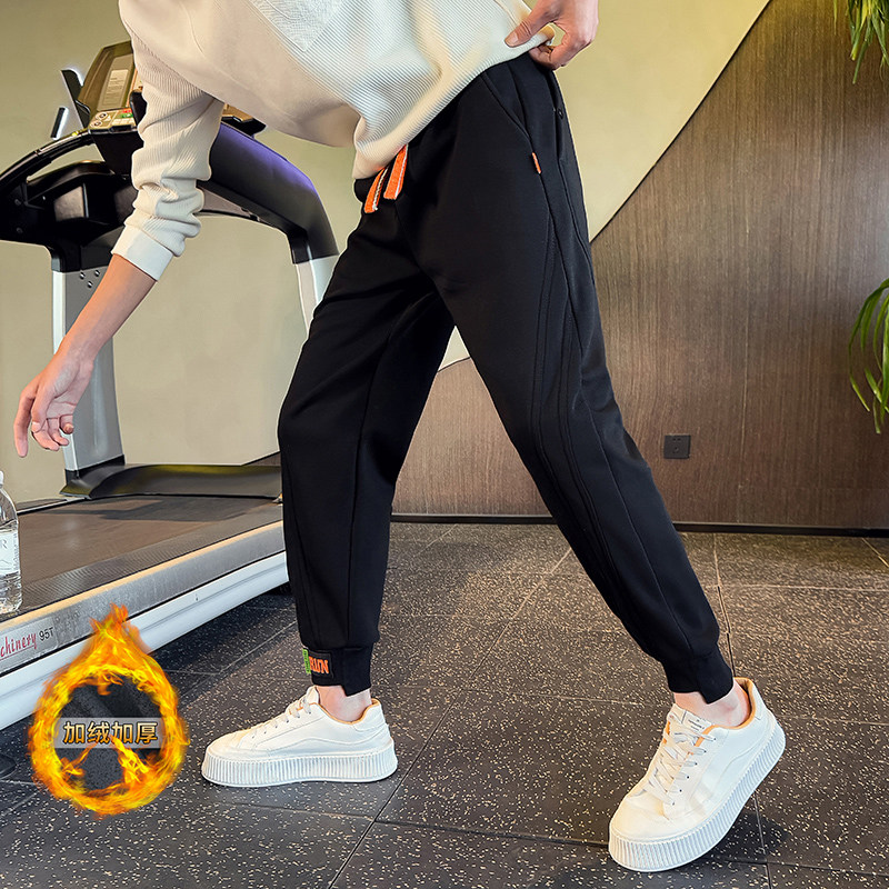 黑首K72-绒P78-控108抖音主风冬季新款男士运动休闲裤社会小伙，男装休闲裤，星座309B(原A339-1)