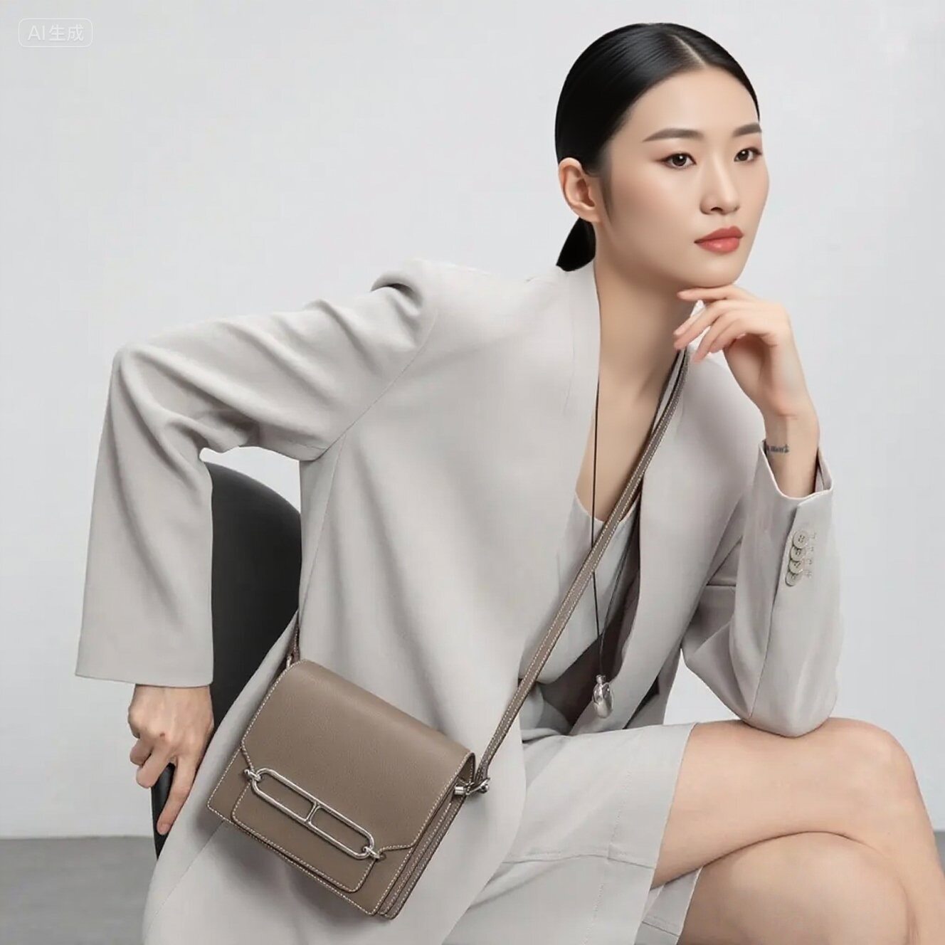 2026新款女包时尚真皮单肩斜挎包