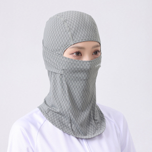 朗希迪夏季骑行头套防晒面罩防紫外线护脸基尼摩托车全脸头巾围脖