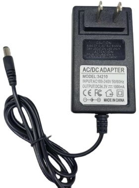 包邮34210手持无线吸尘器电源DC34.2V1000mA电源适配器充电器线