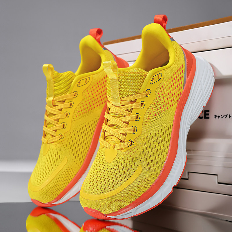 喜得龙大码48码宽头男鞋网面运动鞋男透气减震跑步鞋轻质休闲鞋子