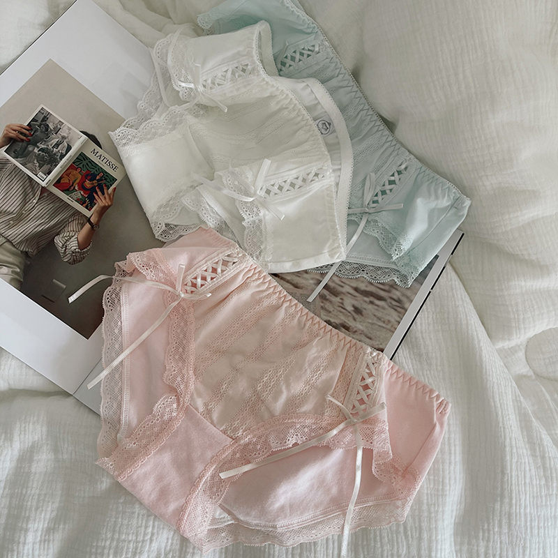 日系可爱内裤女纯棉无痕性感
