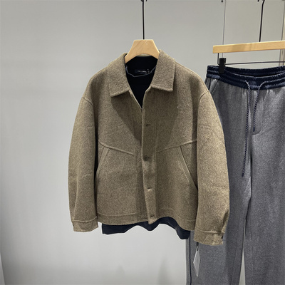 2025新款冬季毛呢短款大衣