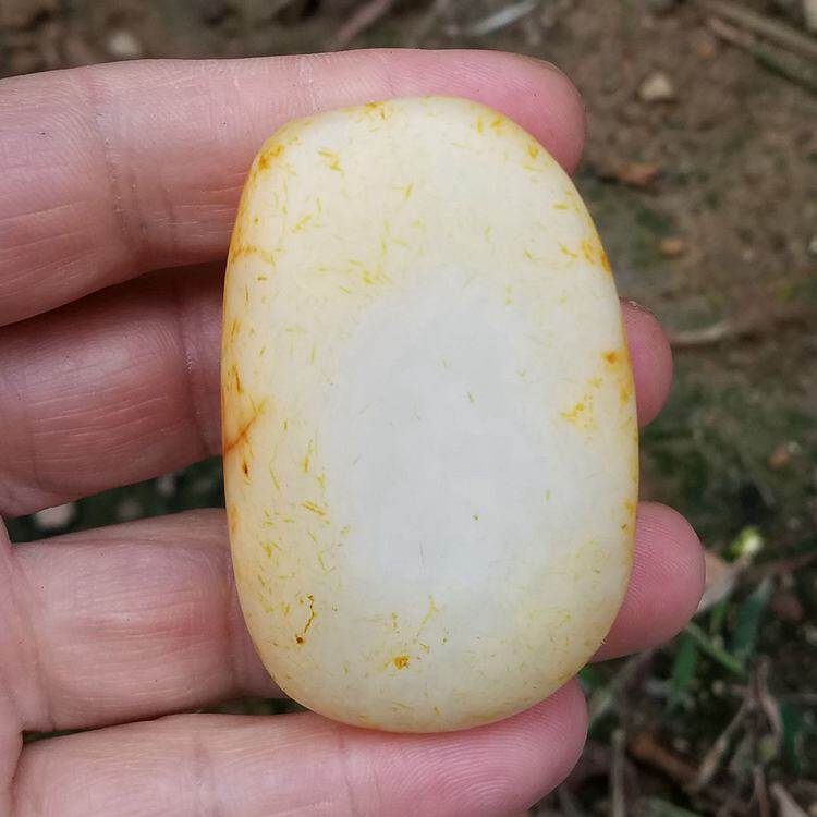 和田玉原石籽玉料玉石吊坠手把件