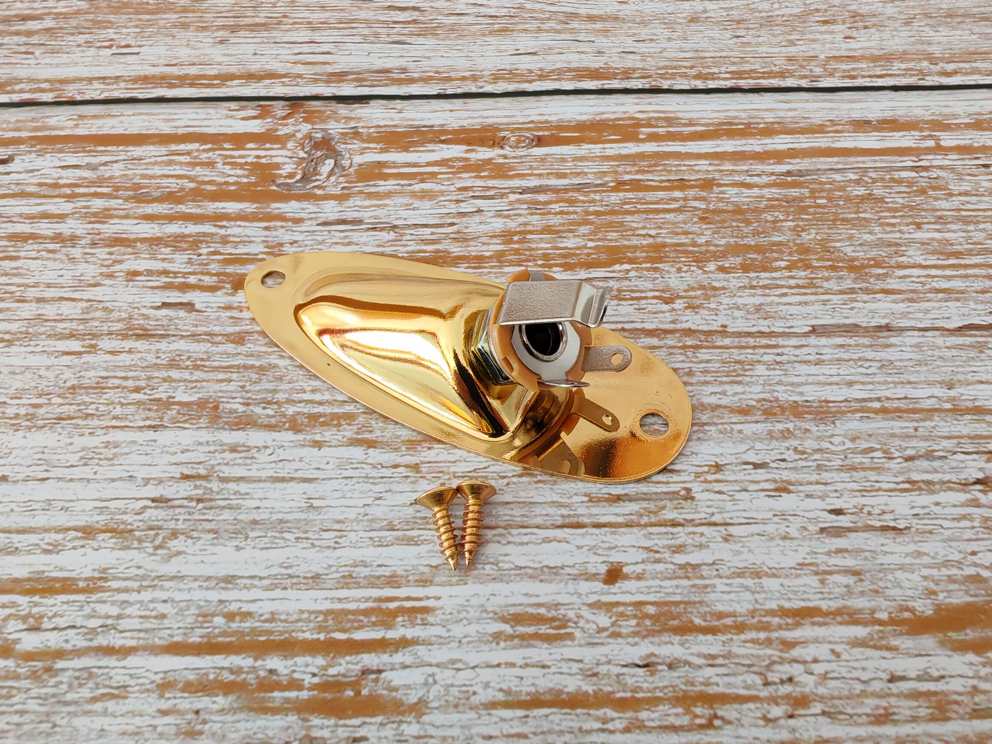 SQ ST款式电吉他船形插口 吉他输出插口插孔电吉他插口连接口金色