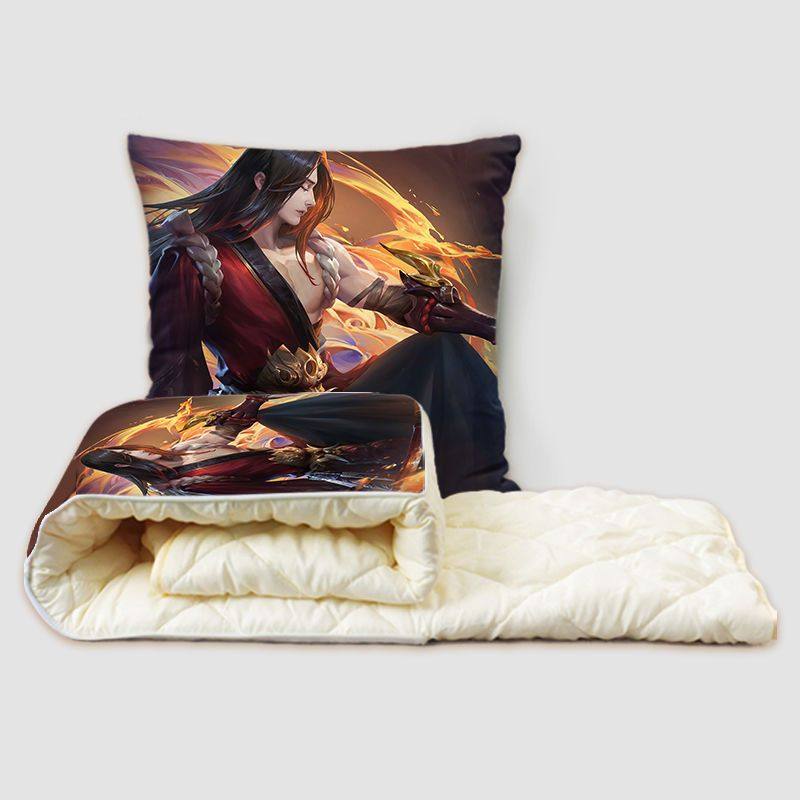 王者荣耀橘右京花木兰铠东方镜抱枕被两用多功能空调抱枕毛毯宿舍,居家布艺,抱枕被,淘宝优惠券,粉丝福利购,淘宝优惠卷