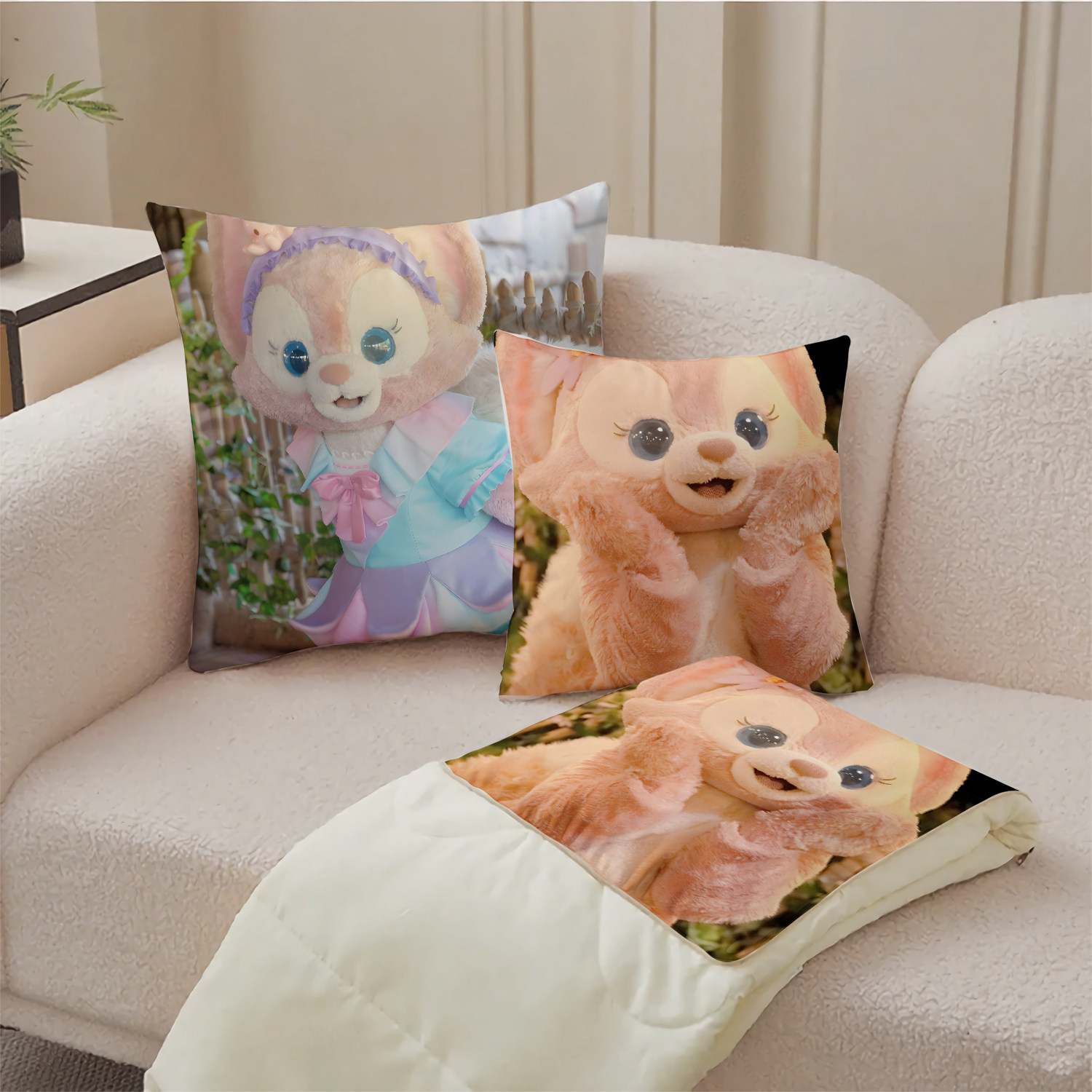 玲娜贝儿抱枕超软两用多功能空调被办公抱枕被子二合一被子办公室,居家布艺,抱枕被,淘宝优惠券,粉丝福利购,淘宝优惠卷