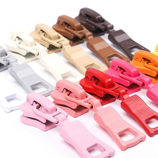 拉头配件树脂拉链专用拉锁头防开防滑5号可拆卸衣服通用拉链头