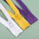 校服拉链条长款 5号开尾羽绒服外套上棉衣拉链头拉锁彩色树脂拉链