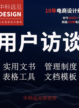 用户访谈专题报告访谈邀约访谈问卷访谈提纲访谈实操访谈纪要总结