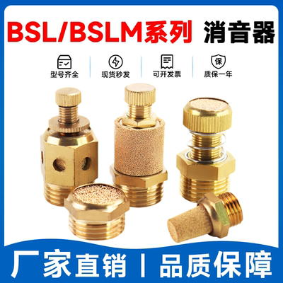 AN消声器电磁阀节流弹簧消音器