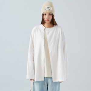 春夏提花风男女复古茶服新中式禅服打底汉服A321-1-T822-P65图片