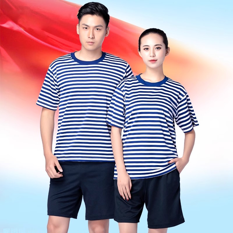 成人海魂衫体能服套装短袖T恤
