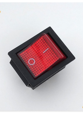 替换LYADZ LY606 船型开关 红色 250VAC/16A 4脚2档 银触点  KCD4