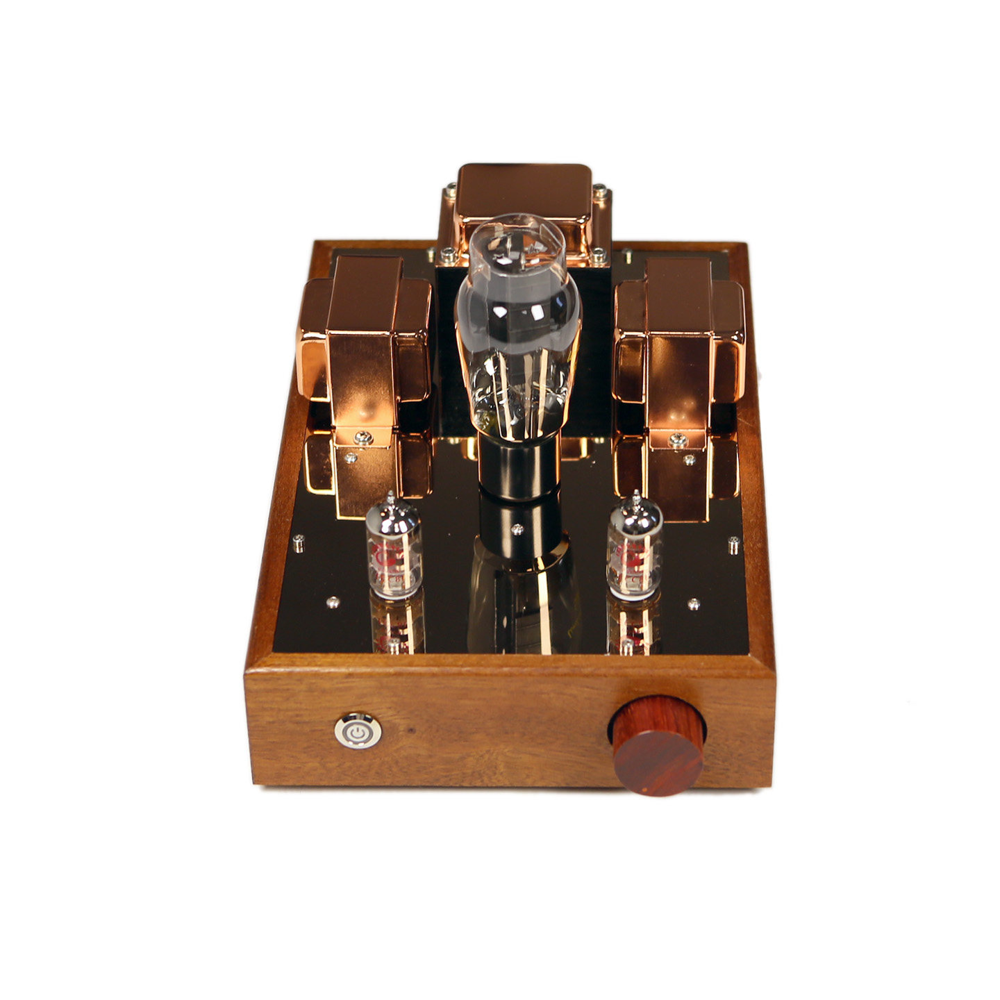 KSL-M7电路 胆前级 12AY7/12AT7电子管前置放大器 原木机箱 PCB版