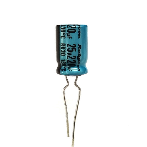 25V220uf电解电容8x13红宝石
