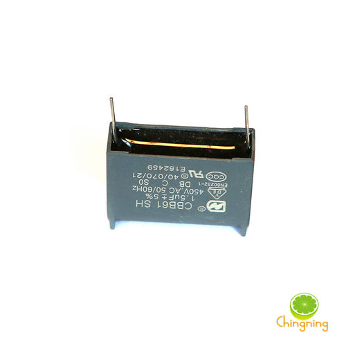 450V 1.5UF JSCC精研CBB61SH电机启动电容 薄膜155 脚距32mm