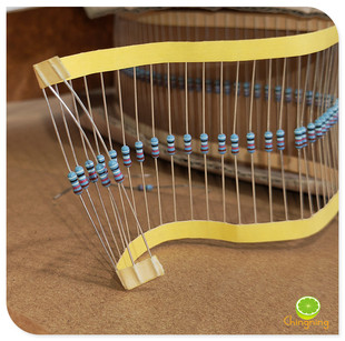 光音KOA 90.9K 91K 510K 0.25W金属膜精密电阻1%音响发烧铜脚