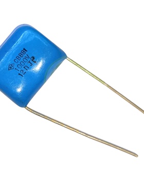 1000V123J 1.2nF 脚距18mm  CBB81 薄膜无极电容 蓝色