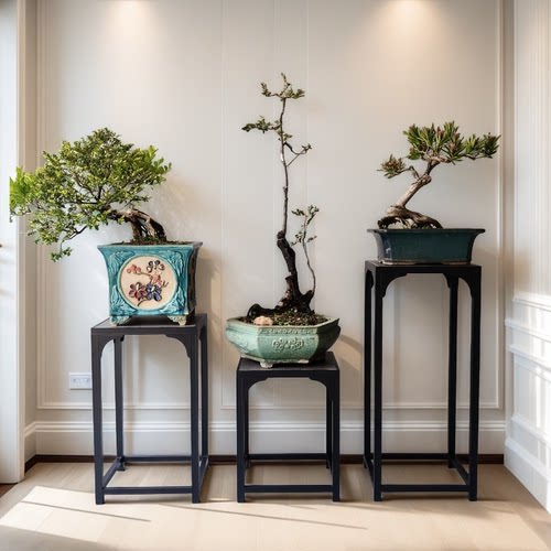 铝合金经济款方几盆景架花架防锈