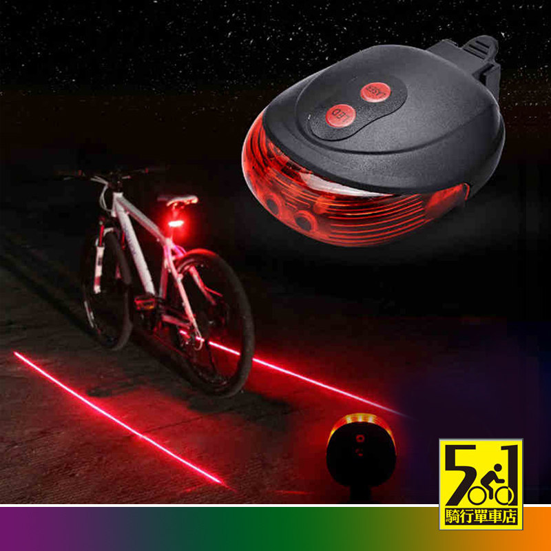 自行车尾灯USB充电单车LED装饰灯死飞山地车激光爆闪警示骑行后灯