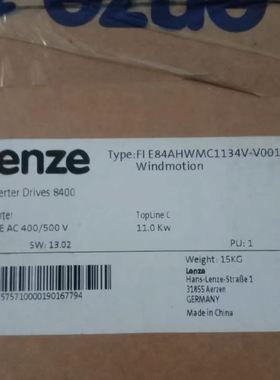 【致富机电】FIE84AHWMC1134V-V001 伦茨变频器供应优惠