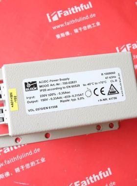 Block Trafo B 1009060 博洛科 电源模块 Moog 700-02831