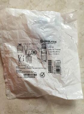 实 V1S-G-Q2 1556498 倍加福 P+F 5针 M12插头 现