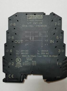 PHOENIX菲尼克斯 2804636信号防雷器3类电涌保护器LIT 2X1-24