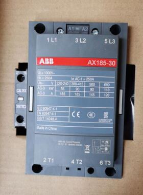 原装ABB交流接触器 AX185-30-11-80 AC220V