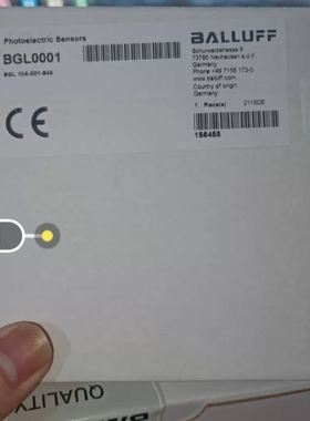 巴鲁夫槽形光电开关BGL0001 BGL 10A-001-S49