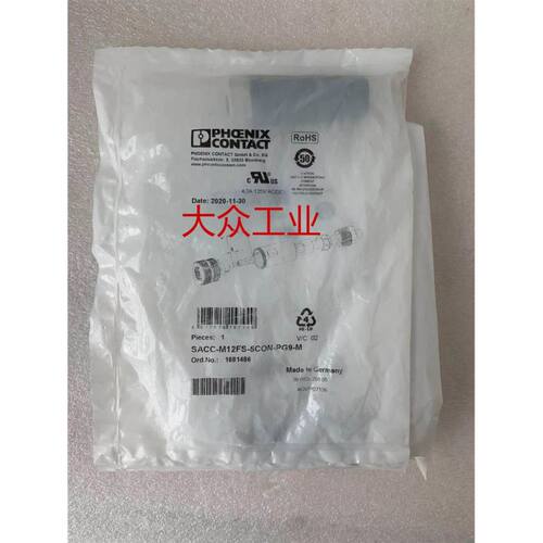 菲尼克斯接头 SACC-M12FS-5CON-PG9-M 168