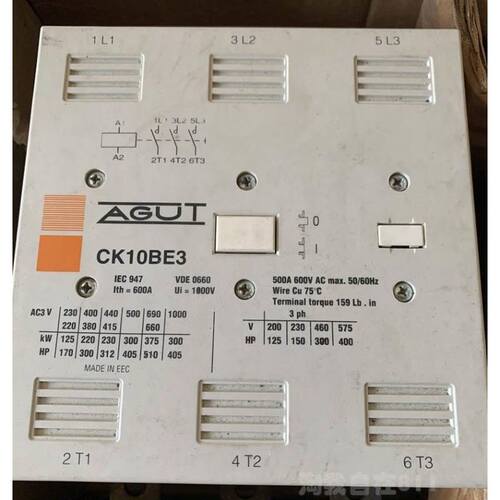 AGUT 接触器 CK10BE3 CK10BE311N 220V-250V