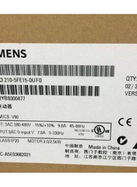 原装6SL3210-5FE15-0UF0 V90模块6SL32105FE150UF0