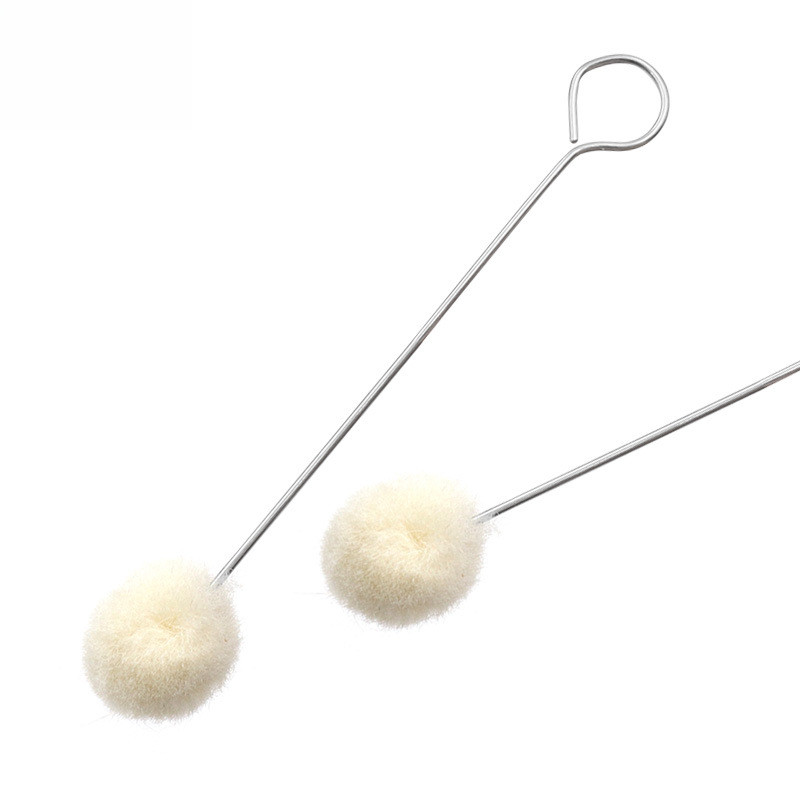 皮雕染色羊毛球柔软蓬松羊毛球刷125mm酒精染料油性染料涂抹工具