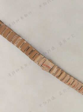 POSCER宝时捷L-8104玫瑰金色女钨钢表带保时捷钨金手表链扣保时捷