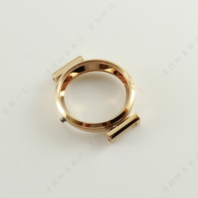 cadisen卡迪森手表中层表壳6141L玫瑰金女 表耳壳 配件