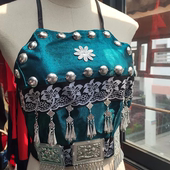 哈尼苗族侗族壮族抹胸吊带服装 民族节日活动旅拍民族舞蹈演出服装