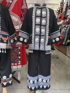 儿童少数民族传统服装苗族侗族日常演出旅拍帅气立领男童套装