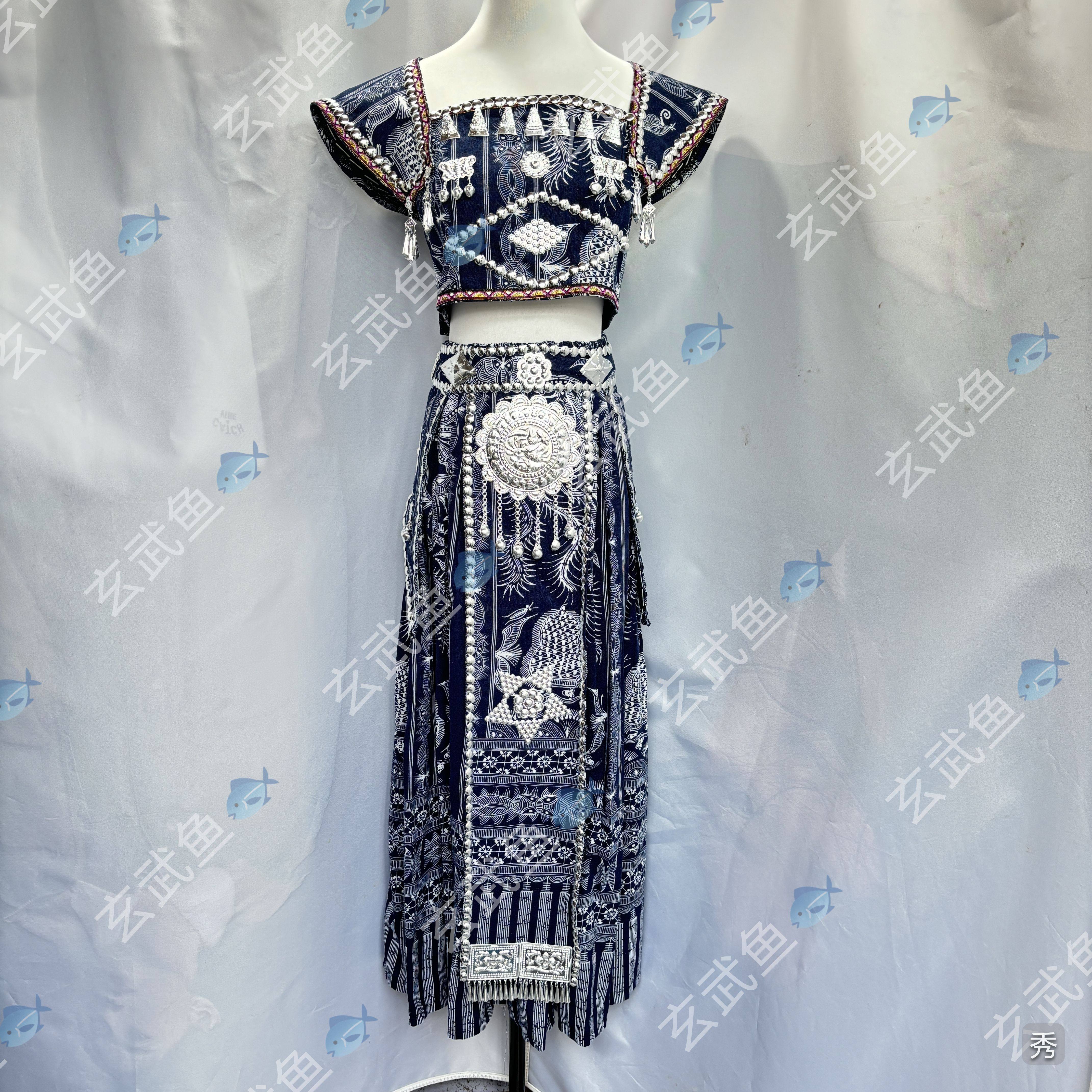 苗族服装少女套装少数民族土家族苗疆蜡染服饰旅拍写真五月摄影新
